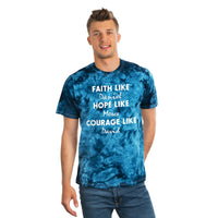 
              Faith Like Daniel Tie-Dye Tee - Short Sleeve T-Shirt - POSITIVE SOUL - Inspirational Style
            