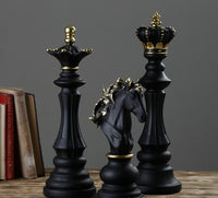 
              Antique Resin Chess Piece Statute Ornament Decoration - POSITIVE SOUL - Inspirational Style
            
