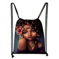 
              Black Girl Magic Drawstring Bag (10 Options Available) - POSITIVE SOUL - Inspirational Style
            