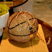 Rhinestone Basketball or Soccer Ball (Football) Bag Purse - POSITIVE SOUL - Inspirational Style