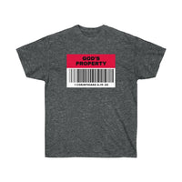 God's Property Bar Code - Short Sleeve T-Shirt - POSITIVE SOUL - Inspirational Style