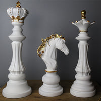 Antique Resin Chess Piece Statute Ornament Decoration - POSITIVE SOUL - Inspirational Style