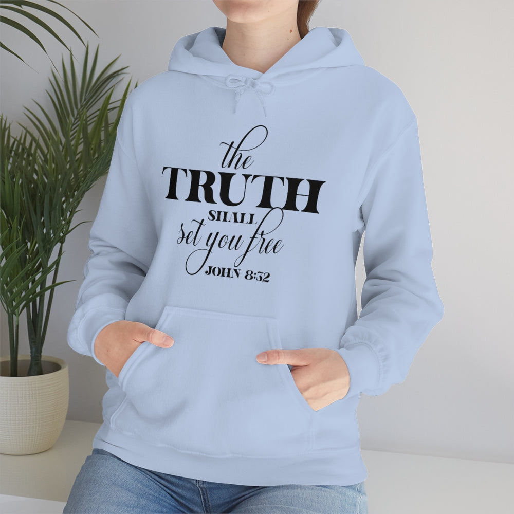 The Truth Shall Set You Free - Unisex Hoodie - POSITIVE SOUL - Inspirational Style