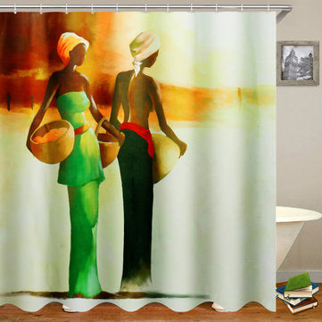 Positive Soul African Queen 3D Bathroom Shower Curtain - POSITIVE SOUL - Inspirational Style