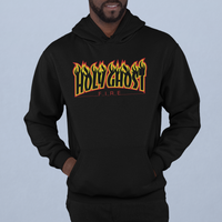 
              Holy Ghost Fire - Unisex Hoodie - POSITIVE SOUL - Inspirational Style
            