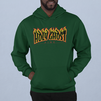 
              Holy Ghost Fire - Unisex Hoodie - POSITIVE SOUL - Inspirational Style
            